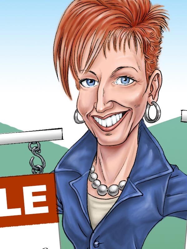 realtor caricature